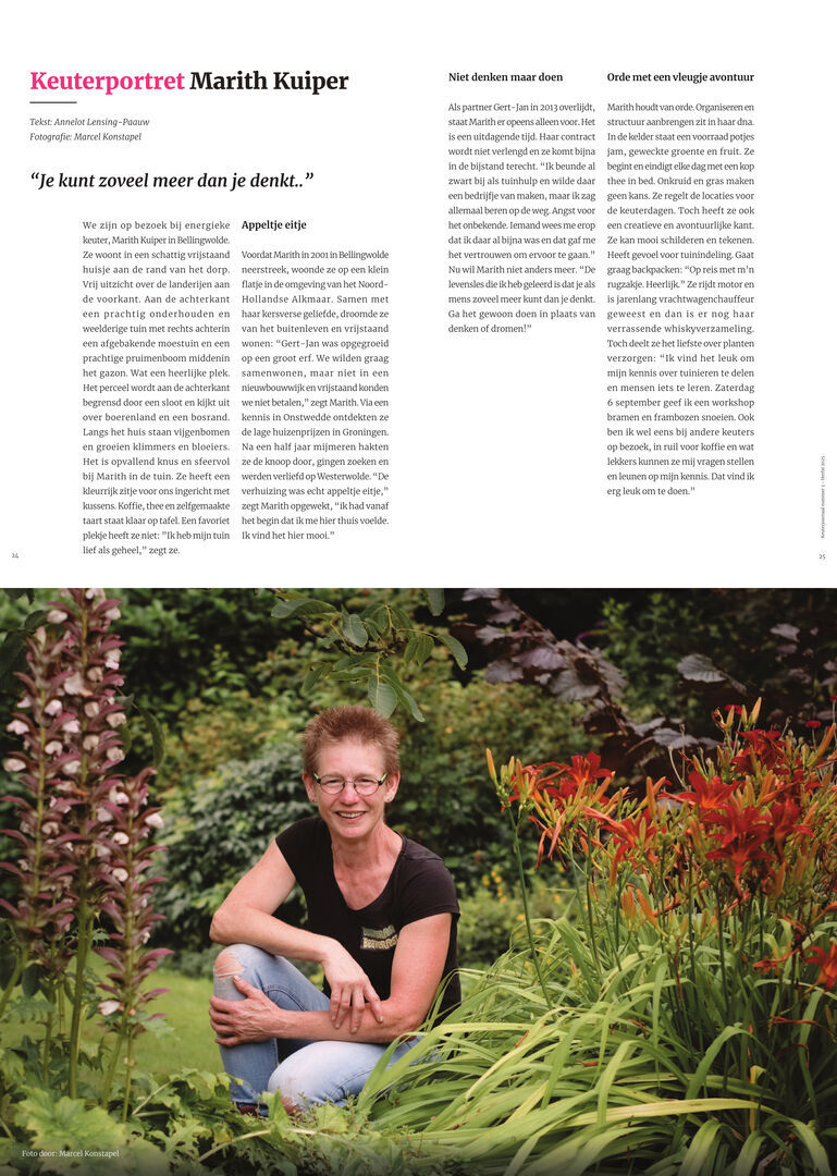 Spread in Keuterjournaal herfst 2025