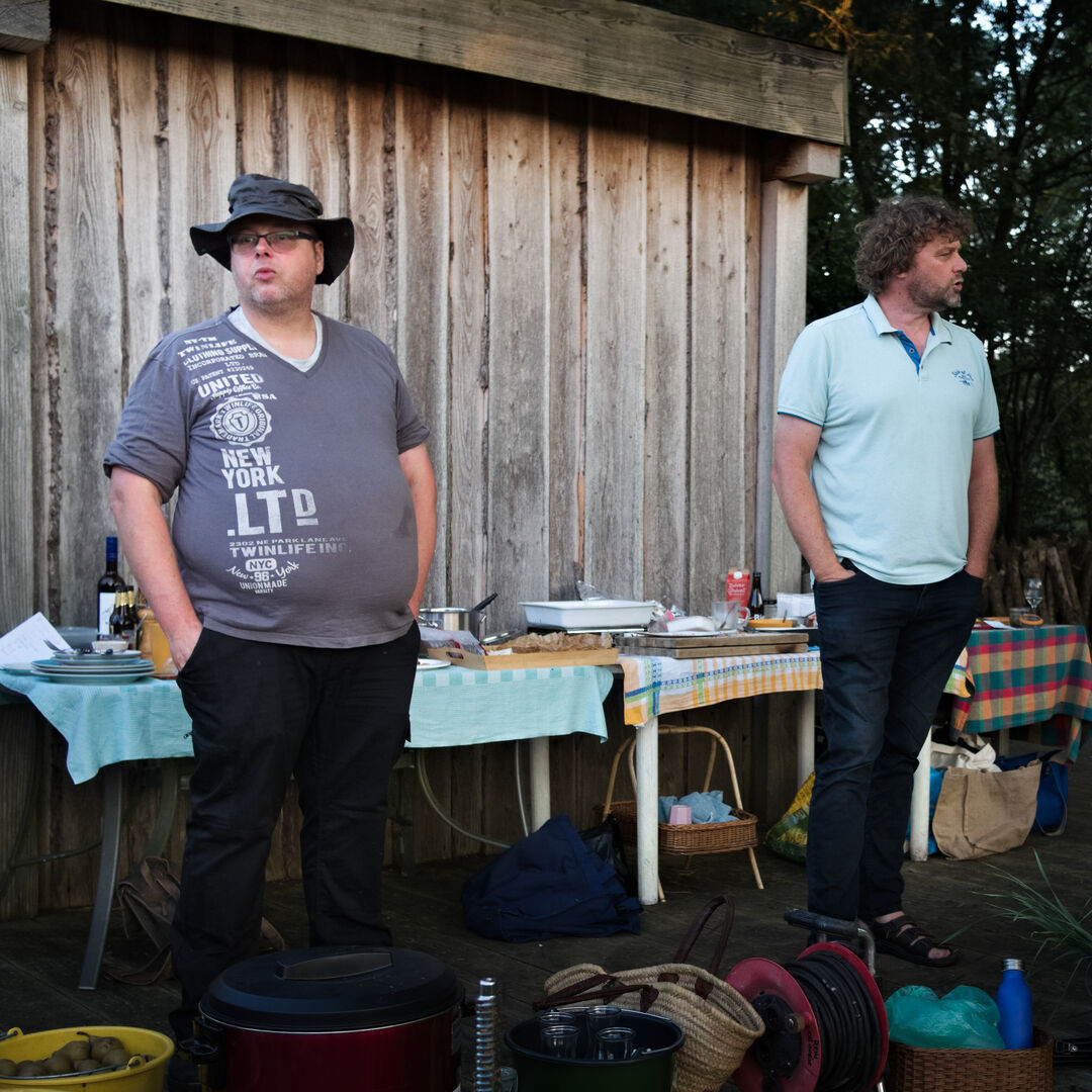 2024-09-21 oogstfeest voedselbos Ter Wupping gewoon staan