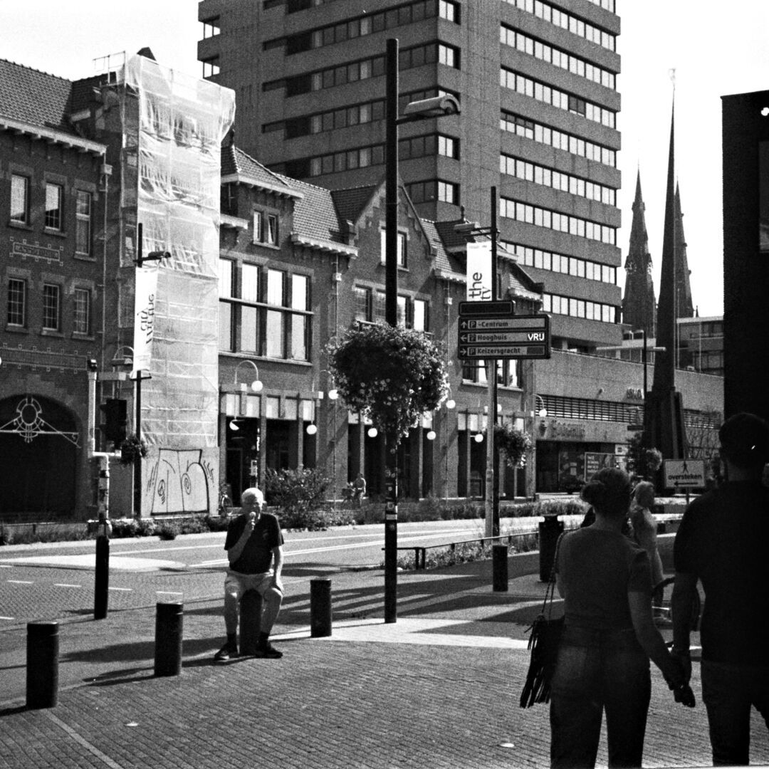 Eindhoven eating ice cream