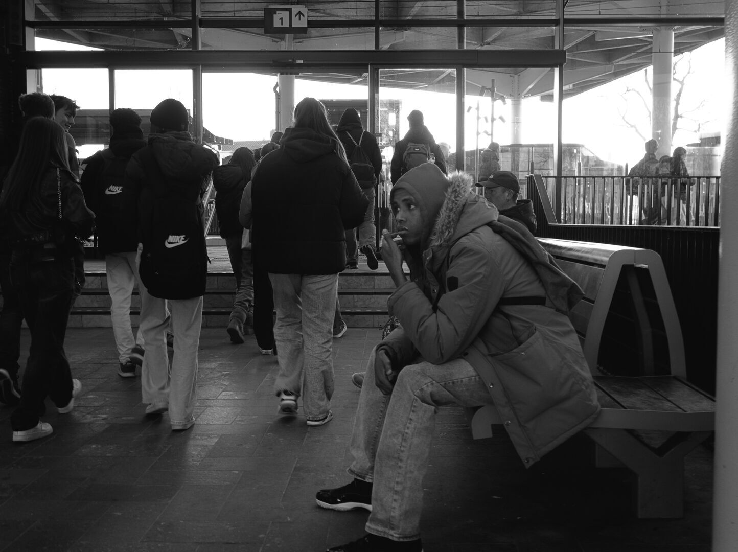 Assen Central hall train station