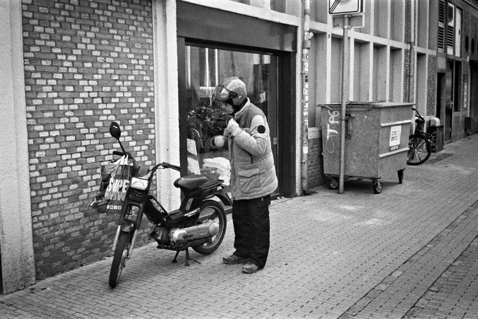 Groningen The moped
