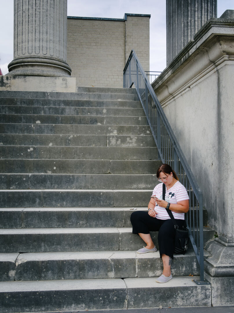 On holiday and enjoying the museum Xanten Germany