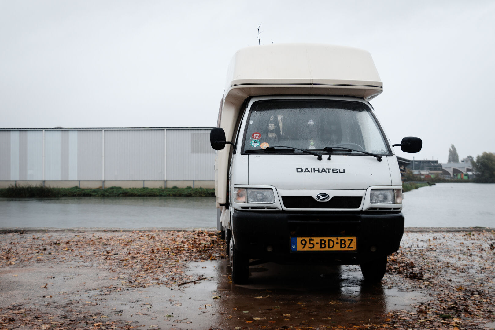 Zicht op de haven Deventer