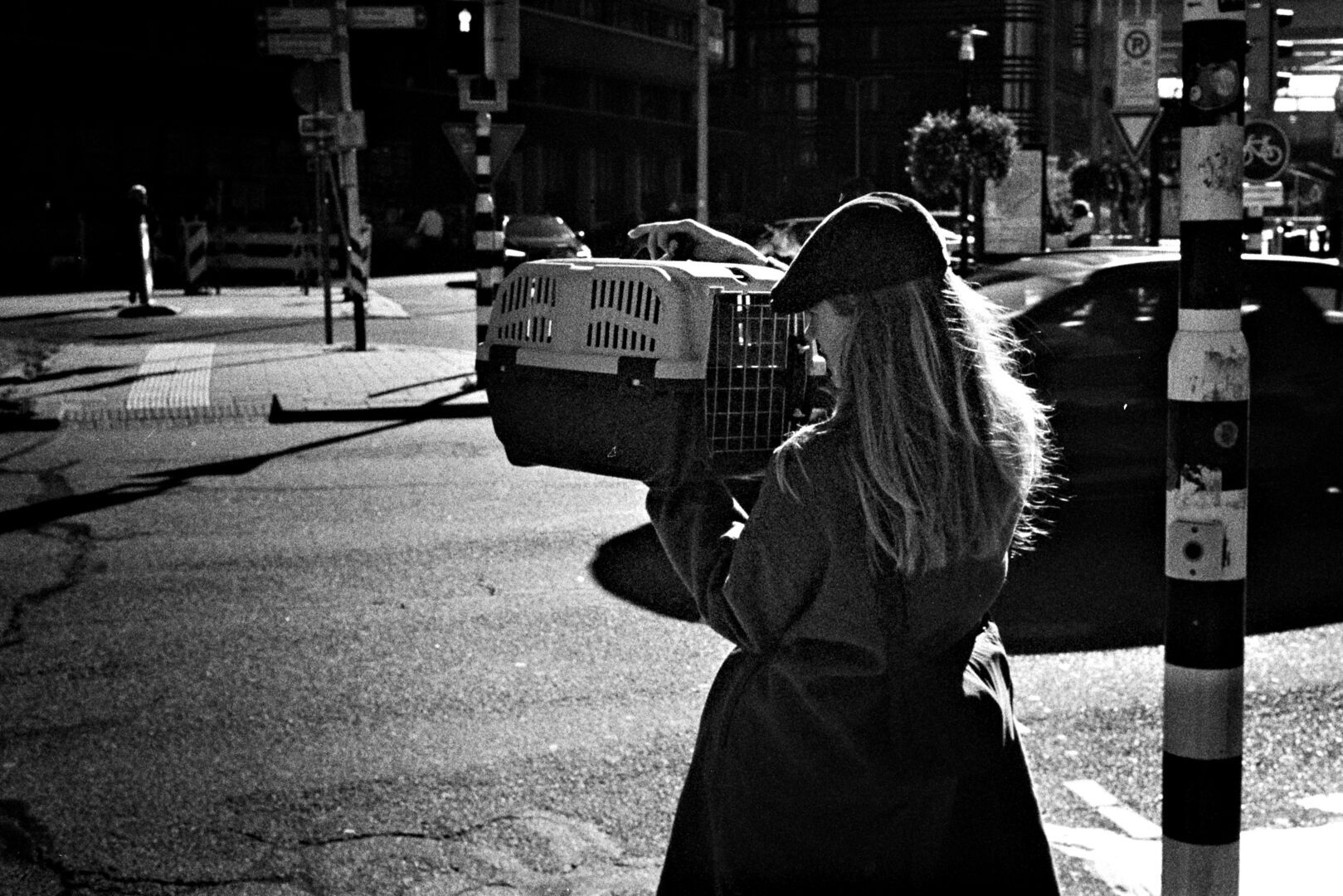 2024-10-09 street photography Utrecht Women with pet