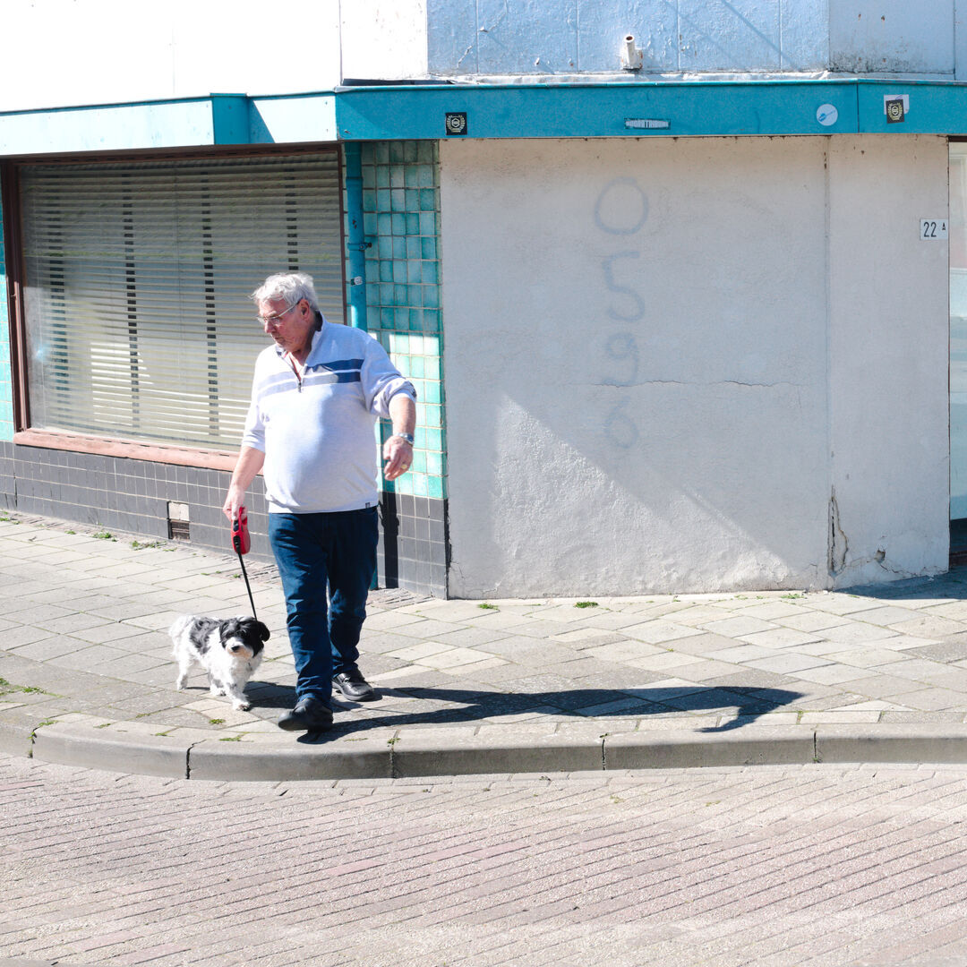 Walking the dog Delfzijl