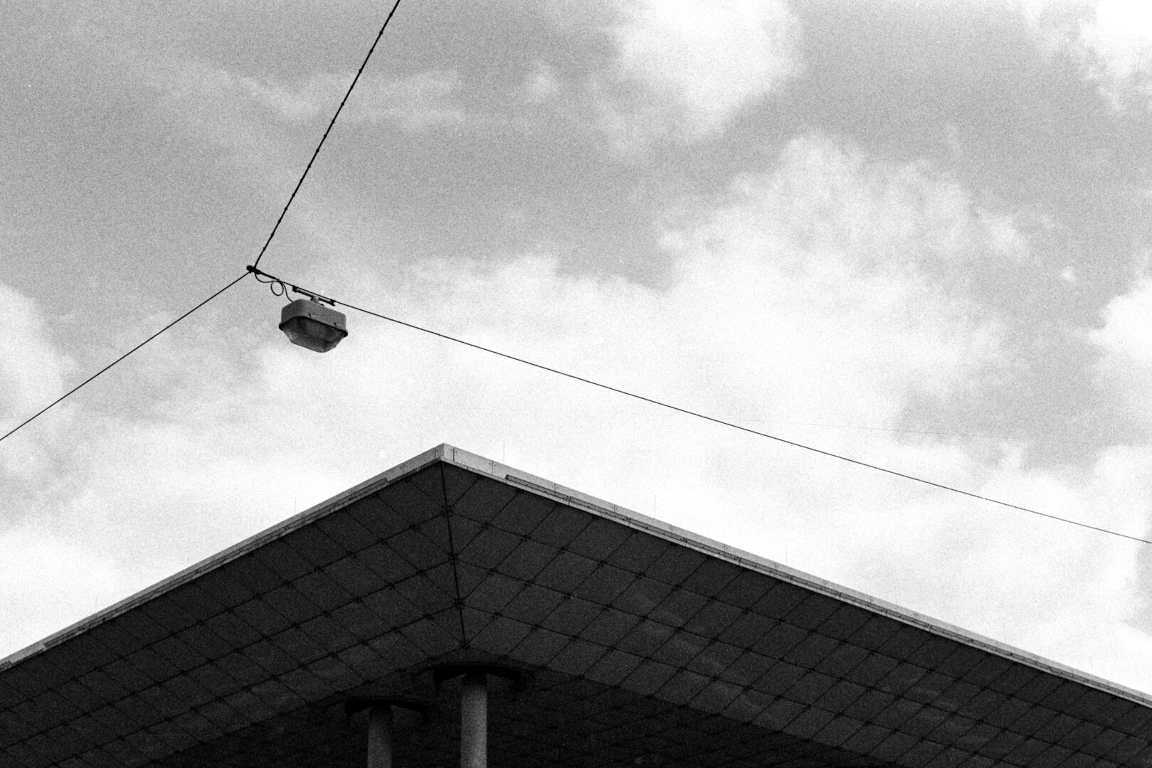 Tram station kassel roof