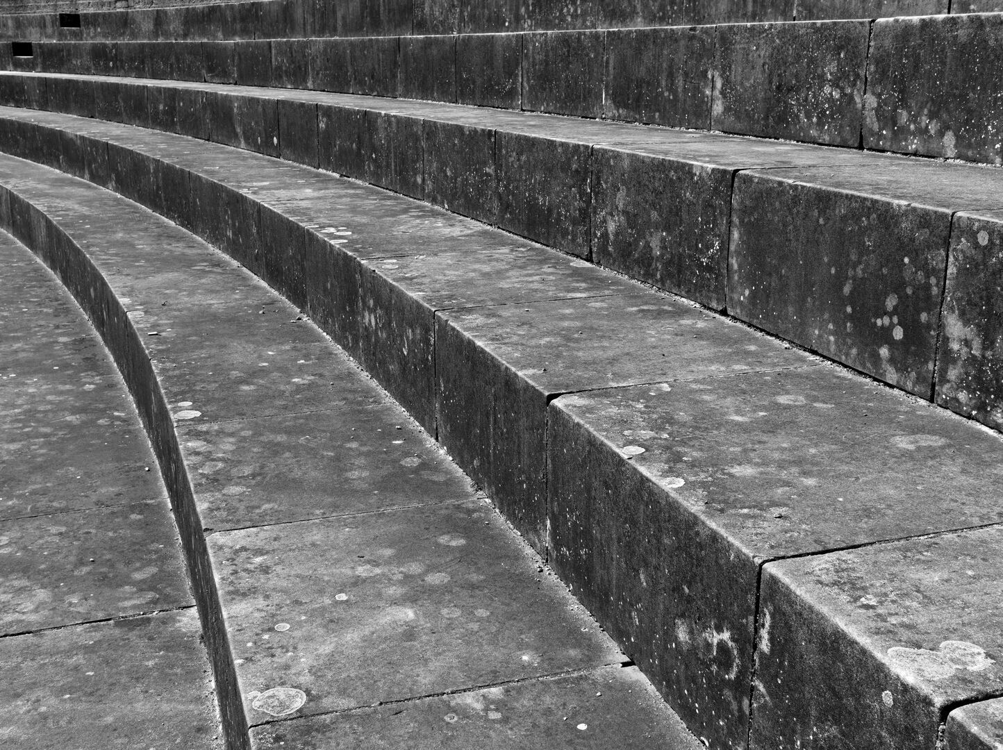 Benches Roman amphitheatre Xanten Germany